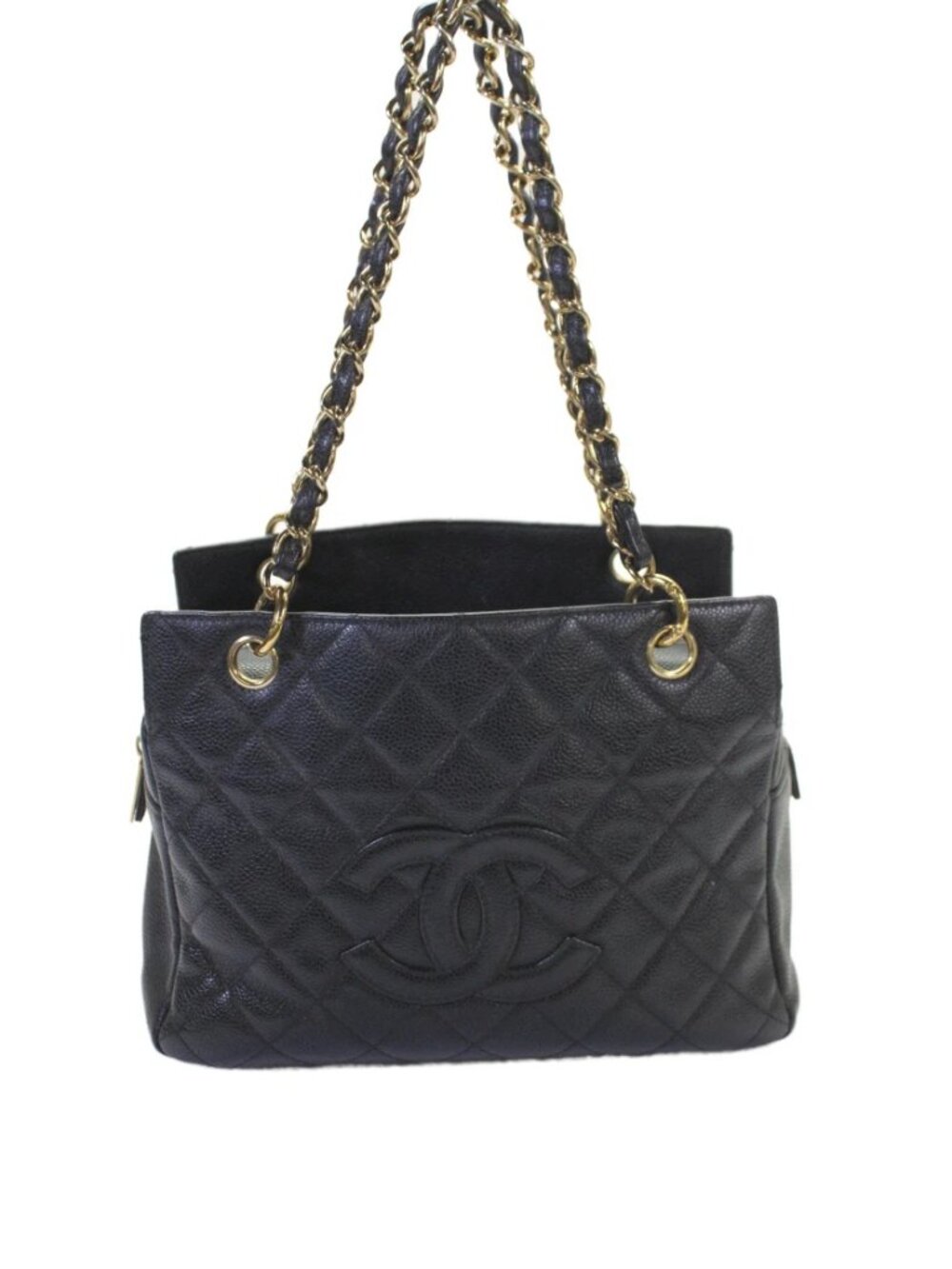 Chanel Caviar Black Leather Petite Timeless Tote Shopper Tote Shoulder Bag